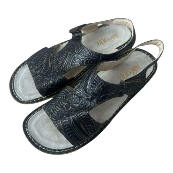 Alegria Sandals Viki Country Rd Vik-153 Brown Size 42(US 11.5-12) Leather Upper - Picture 1 of 10